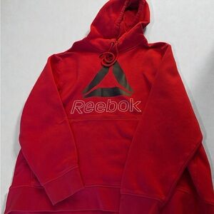 Reebok Men's Bold Red Pullover Hoodie